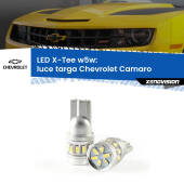 0 Luce Targa LED per Chevrolet Camaro  2011 - 2015: W5W X-Tee W5W (T10) LED X-Tee (Coppia)