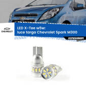 0 Luce Targa LED per Chevrolet Spark M300 2009 - 2016: W5W X-Tee W5W (T10) LED X-Tee (Coppia)