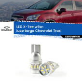 0 Luce Targa LED per Chevrolet Trax 2012 in poi: W5W X-Tee W5W (T10) LED X-Tee (Coppia)