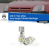 0 Luce Targa LED per Citroën Berlingo 1996 - 2007: W5W X-Tee W5W (T10) LED X-Tee (Coppia)