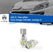 0 Luce Targa LED per Citroën Jumpy II 2006 - 2015: W5W X-Tee W5W (T10) LED X-Tee (Coppia)