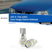 0 Luce Targa LED per Dacia Solenza 2003 in poi: W5W X-Tee W5W (T10) LED X-Tee (Coppia)