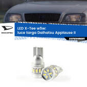 0 Luce Targa LED per Daihatsu Applause II 1997 - 2000: W5W X-Tee W5W (T10) LED X-Tee (Coppia)