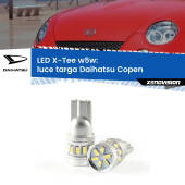 0 Luce Targa LED per Daihatsu Copen 2003 - 2012: W5W X-Tee W5W (T10) LED X-Tee (Coppia)