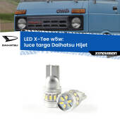 0 Luce Targa LED per Daihatsu Hijet 1992 - 2005: W5W X-Tee W5W (T10) LED X-Tee (Coppia)