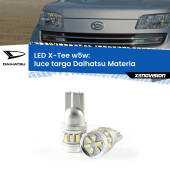 0 Luce Targa LED per Daihatsu Materia 2006 in poi: W5W X-Tee W5W (T10) LED X-Tee (Coppia)
