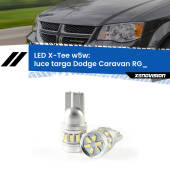 0 Luce Targa LED per Dodge Caravan RG_ 2000 - 2007: W5W X-Tee W5W (T10) LED X-Tee (Coppia)
