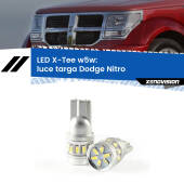 0 Luce Targa LED per Dodge Nitro  2006 - 2012: W5W X-Tee W5W (T10) LED X-Tee (Coppia)