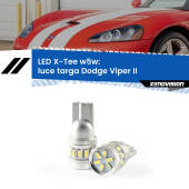 0 Luce Targa LED per Dodge Viper II in poi: W5W X-Tee W5W (T10) LED X-Tee (Coppia)