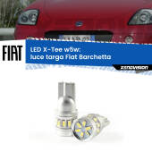 0 Luce Targa LED per Fiat Barchetta 1995 - 2005: W5W X-Tee W5W (T10) LED X-Tee (Coppia)