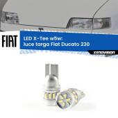 0 Luce Targa LED per Fiat Ducato 230 1999 - 2002: W5W X-Tee W5W (T10) LED X-Tee (Coppia)