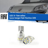 0 Luce Targa LED per Fiat Fiorino 225 2008 - 2021: W5W X-Tee W5W (T10) LED X-Tee (Coppia)