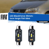 0 Luce Targa LED per Fiat Idea  2003 - 2015: C5W BlackForce 36mm (Coppia) C5W 36mm: LED Blackforce 6000k (Coppia)
