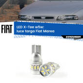 0 Luce Targa LED per Fiat Marea  1996 - 2002: W5W X-Tee W5W (T10) LED X-Tee (Coppia)