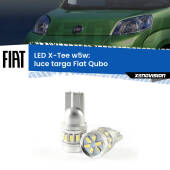 0 Luce Targa LED per Fiat Qubo 2008 - 2021: W5W X-Tee W5W (T10) LED X-Tee (Coppia)