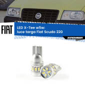 0 Luce Targa LED per Fiat Scudo 220 1996 - 2006: W5W X-Tee W5W (T10) LED X-Tee (Coppia)
