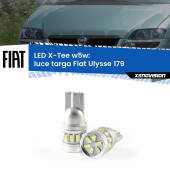0 Luce Targa LED per Fiat Ulysse 179 2002 - 2011: W5W X-Tee W5W (T10) LED X-Tee (Coppia)