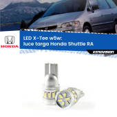 0 Luce Targa LED per Honda Shuttle RA 1994 - 2004: W5W X-Tee W5W (T10) LED X-Tee (Coppia)