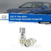 0 Luce Targa LED per Hyundai Coupe RD 1996 - 2002: W5W X-Tee W5W (T10) LED X-Tee (Coppia)