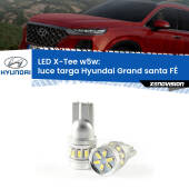 0 Luce Targa LED per Hyundai Grand santa FÉ  2013 in poi: W5W X-Tee W5W (T10) LED X-Tee (Coppia)