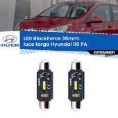 0 Luce Targa LED per Hyundai I10 PA 2007 - 2017: C5W BlackForce 36mm (Coppia) C5W 36mm: LED Blackforce 6000k (Coppia)