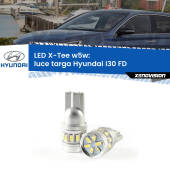 0 Luce Targa LED per Hyundai I30 FD 2007 - 2011: W5W X-Tee W5W (T10) LED X-Tee (Coppia)