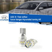 0 Luce Targa LED per Hyundai Ioniq AE 2016 in poi: W5W X-Tee W5W (T10) LED X-Tee (Coppia)