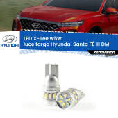0 Luce Targa LED per Hyundai Santa FÉ III DM 2012 - 2015: W5W X-Tee W5W (T10) LED X-Tee (Coppia)