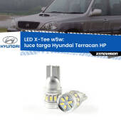 0 Luce Targa LED per Hyundai Terracan HP 2001 - 2006: W5W X-Tee W5W (T10) LED X-Tee (Coppia)