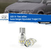 0 Luce Targa LED per Hyundai Trajet FO 2000 - 2008: W5W X-Tee W5W (T10) LED X-Tee (Coppia)