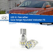 0 Luce Targa LED per Hyundai Veloster FS 2011 - 2017: W5W X-Tee W5W (T10) LED X-Tee (Coppia)