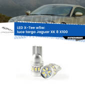 0 Luce Targa LED per Jaguar XK 8 X100 1996 - 2005: W5W X-Tee W5W (T10) LED X-Tee (Coppia)