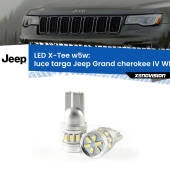 0 Luce Targa LED per Jeep Grand cherokee IV WK2 2011 - 2020: W5W X-Tee W5W (T10) LED X-Tee (Coppia)