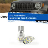 0 Luce Targa LED per Jeep Renegade 2014 in poi: W5W X-Tee W5W (T10) LED X-Tee (Coppia)