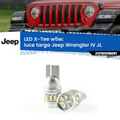 0 Luce Targa LED per Jeep Wrangler IV JL 2017 in poi: W5W X-Tee W5W (T10) LED X-Tee (Coppia)