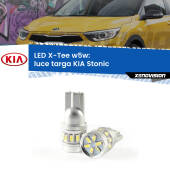 0 Luce Targa LED per KIA Stonic  2017 in poi: W5W X-Tee W5W (T10) LED X-Tee (Coppia)