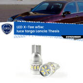 0 Luce Targa LED per Lancia Thesis  2002 - 2009: W5W X-Tee W5W (T10) LED X-Tee (Coppia)
