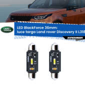 0 Luce Targa LED per Land rover Discovery II L318 1998 - 2004: C5W BlackForce 36mm (Coppia) C5W 36mm: LED Blackforce 6000k (Coppia)