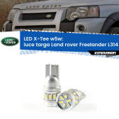 0 Luce Targa LED per Land rover Freelander L314 1998 - 2006: W5W X-Tee W5W (T10) LED X-Tee (Coppia)