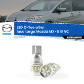 0 Luce Targa LED per Mazda MX-5 III NC 2005 - 2014: W5W X-Tee W5W (T10) LED X-Tee (Coppia)