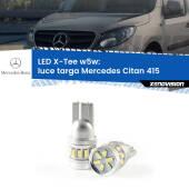 0 Luce Targa LED per Mercedes Citan 415 2012 in poi: W5W X-Tee W5W (T10) LED X-Tee (Coppia)