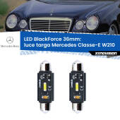 0 Luce Targa LED per Mercedes Classe-E W210 1995 - 2002: C5W BlackForce 36mm (Coppia) C5W 36mm: LED Blackforce 6000k (Coppia)
