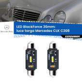 0 Luce Targa LED per Mercedes CLK C208 1997 - 2002: C5W BlackForce 36mm (Coppia) C5W 36mm: LED Blackforce 6000k (Coppia)