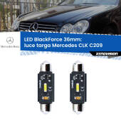 0 Luce Targa LED per Mercedes CLK C209 2002 - 2009: C5W BlackForce 36mm (Coppia) C5W 36mm: LED Blackforce 6000k (Coppia)