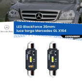 0 Luce Targa LED per Mercedes GL X164 2006 - 2012: C5W BlackForce 36mm (Coppia) C5W 36mm: LED Blackforce 6000k (Coppia)