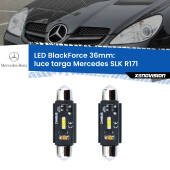 0 Luce Targa LED per Mercedes SLK R171 2004 - 2011: C5W BlackForce 36mm (Coppia) C5W 36mm: LED Blackforce 6000k (Coppia)
