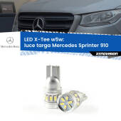 0 Luce Targa LED per Mercedes Sprinter 910 2018 in poi: W5W X-Tee W5W (T10) LED X-Tee (Coppia)