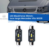 0 Luce Targa LED per Mercedes Vito W638 1996 - 2003: C5W BlackForce 36mm (Coppia) C5W 36mm: LED Blackforce 6000k (Coppia)