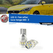 0 Luce Targa LED per MG  3  2011 in poi: W5W X-Tee W5W (T10) LED X-Tee (Coppia)