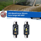 0 Luce Targa LED per MG MGF  1995 - 2002: C5W BlackForce 36mm (Coppia) C5W 36mm: LED Blackforce 6000k (Coppia)